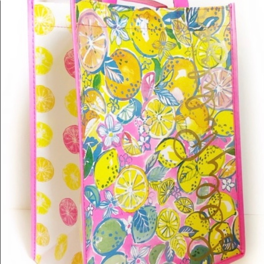 💙3for $15 💙 Lilly Pulitzer reusable market bags